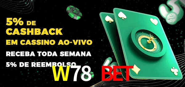 Promoções do cassino ao Vivo W78 Bet